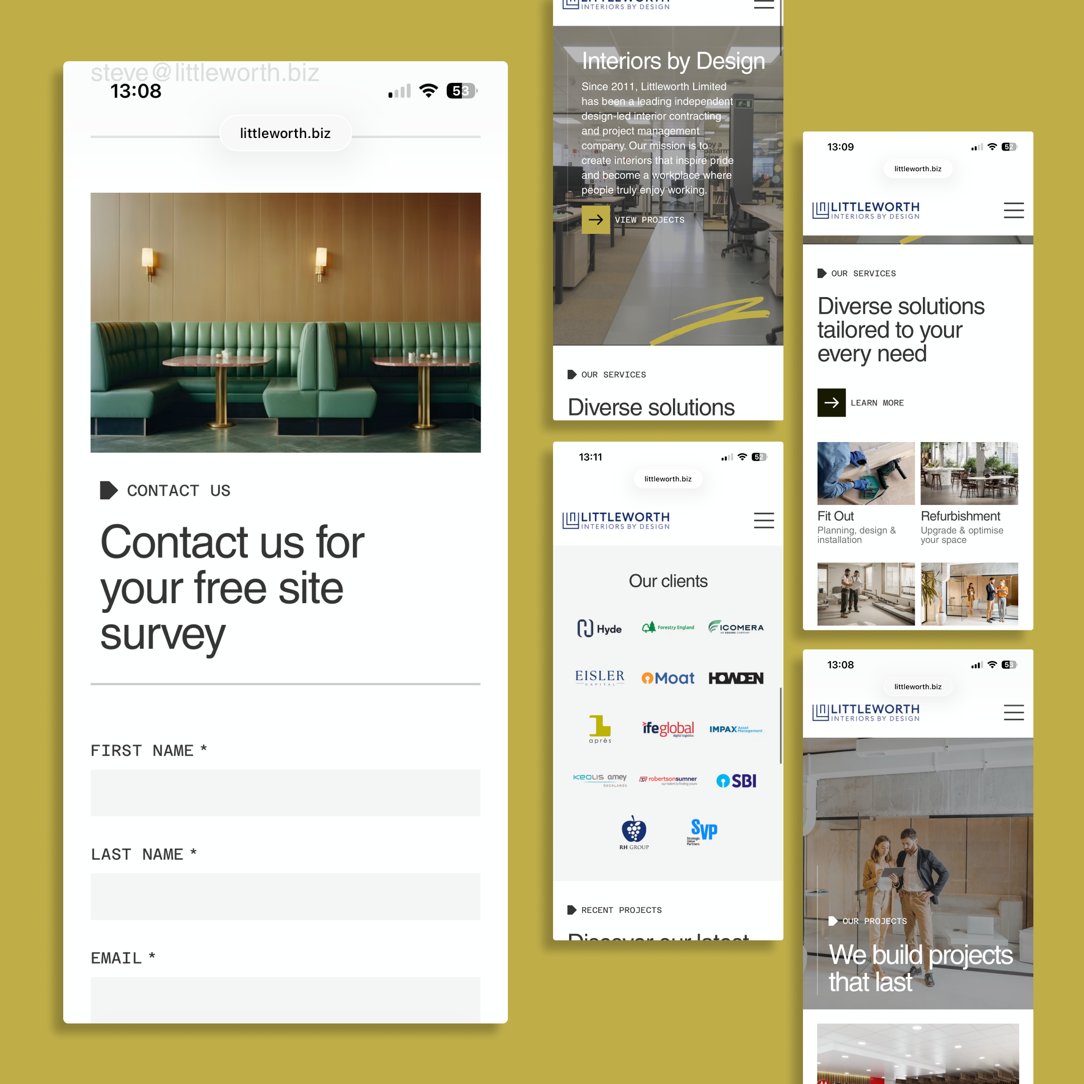 Littleworth Interiors Website