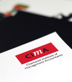 CIMA logo brochure