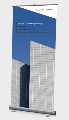 Turner Contemporary – Pull-up banner