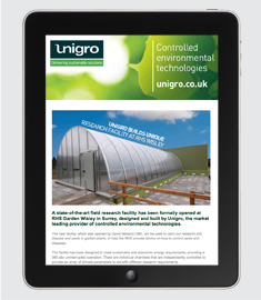 Unigro mailer iPad