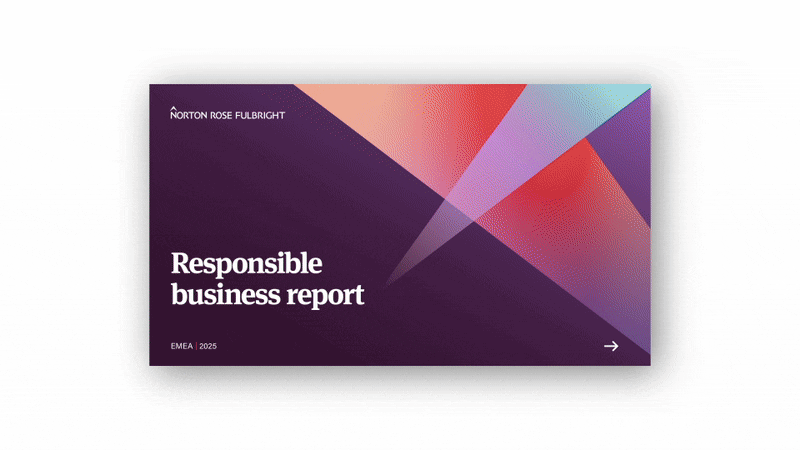 Norton Rose Fulbright – Responsible business report – Crafting a visual language for responsible business reporting