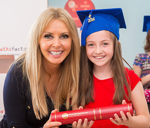 The maths factor - carol vorderman - westgate - PR