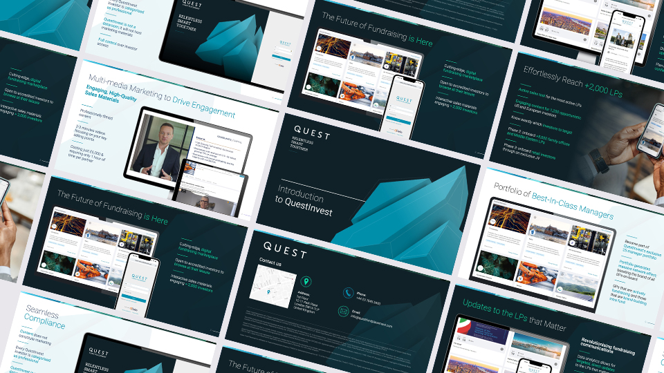 Quest Fund Placement – Branding, website, email marketing – Raising more than capital: Raising brand presence